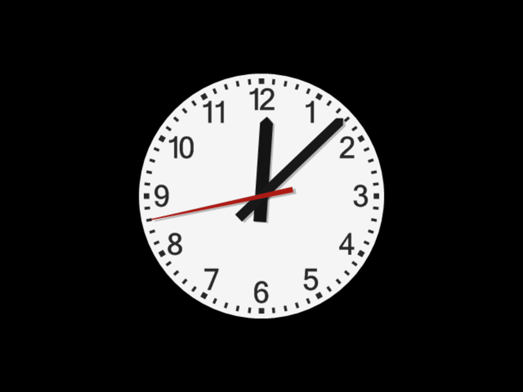 free clock screensaver for mac